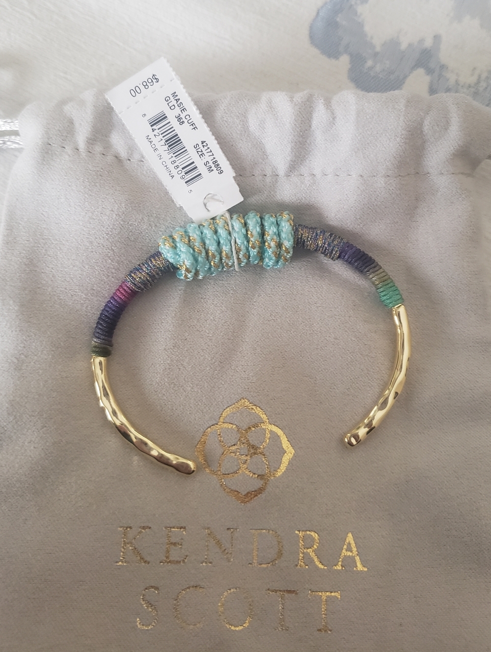 NWT Kendra Scott Masie Gold Cuff Bracelet